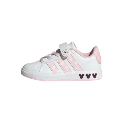 Abbildung von adidas Sportswear Disney Minnie Mouse Grand Court Sneaker low für Kinder, Größe: 29, Cloud white clear pink chalk Schuhe