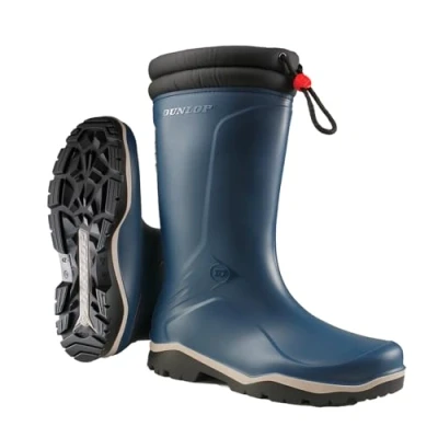 Abbildung von Dunlop Protective Footwear Blizzard fur lining Unisex Erwachsene Gummistiefel, Blau 39 EU