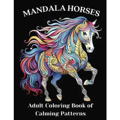 Abbildung von Mandala HORSES: Adult Coloring Book of Horses in Relaxing Patterns