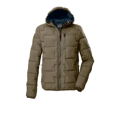 Abbildung von G.I.G.A. DX Herren Steppjacke/Funktionsjacke in Daunenoptik mit Kapuze GW 72 MN QLTD JCKT, dunkelschlamm, L, 43519 000