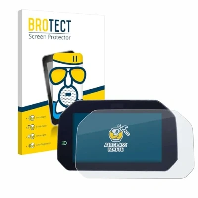 Abbildung von BROTECT Entspiegelungs Schutzglas für BMW R 1200 GS 2017 2018 Connectivity TFT 6.5&quot; Schutz Folie Panzerfolie Glas Matt [Kratzfest 9H]
