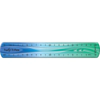 Abbildung von MAPED Lineal Twist&#039;n Flex, biegsam, beidseitiger Maßstab