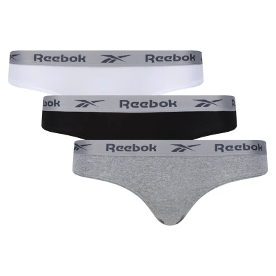 Abbildung von Reebok Slip &quot;Enrica&quot;, (3er Pack), mit Branding am Bund
