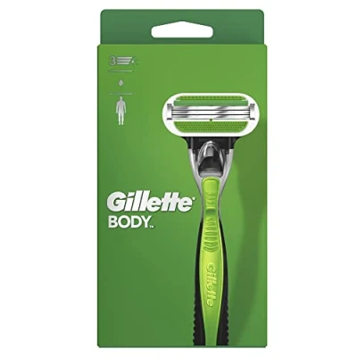 Abbildung von Gillette Nassrasierer Body Rasierer 3 fach Klinge Herrenrasierer