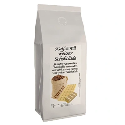 Abbildung von Aromakaffee Aromatisierter Kaffee Ganze Bohne Frisch Von Uns Geröstet (Weiße Schokolade, 500 Gramm)