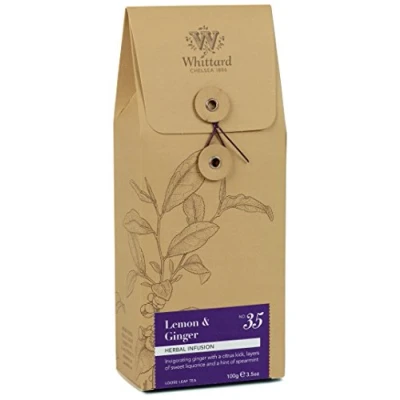 Abbildung von Whittard of Chelsea Loose Lemon und Ginger Pouch, 1er Pack (1 x 100 g)