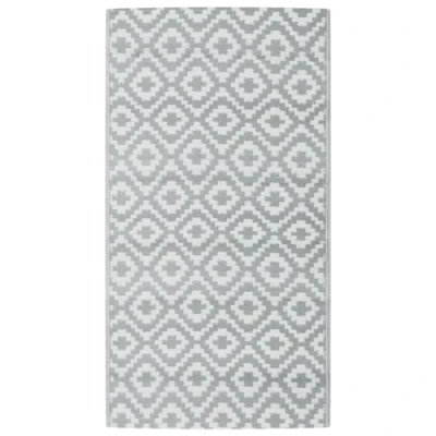 Abbildung von vidaXL Outdoor Teppich ARAKIL Grau 80x150 cm PP