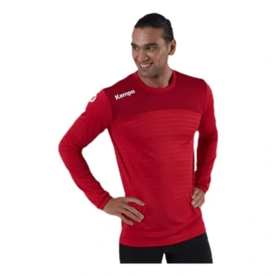 Abbildung von Kempa Herren Emotion 2.0 Langarmshirt Longsleeve, rot/Chilirot, XXL