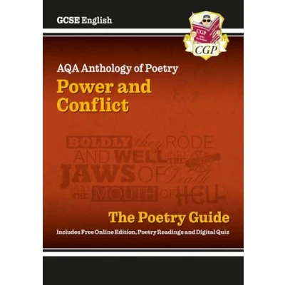 Abbildung von GCSE English AQA Poetry Guide Power &amp; Conflict Anthology inc. Online Edition, Audio Quizzes (CGP Poetry)