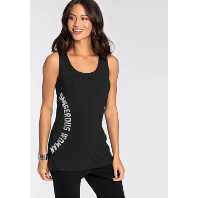 Abbildung von Bruno Banani Tanktop, asymetrischer Druck