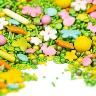 Abbildung von Super Streusel Frühlingsflitzer Streudeko Ostern Deko Kuchen Essbar Gemixt in Hamburg &amp; Alle Zutaten aus der EU Torten Zuckerdekor Backen (90g)