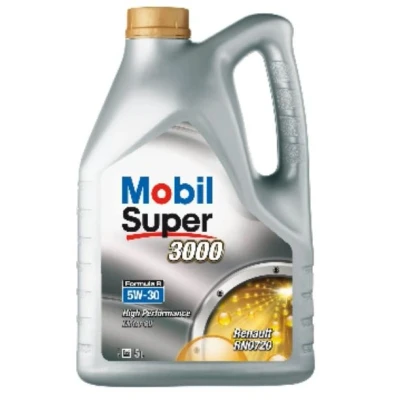 Abbildung von Mobil 3000 Formula R SUPER 5W 30 5l Motoröl 154126 RENAULT: MASTER 3 Pritsche/Fahrgestell, CLIO 3, TWINGO 2, MERCEDES BENZ: A Klasse, B Klasse