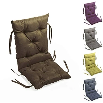 Abbildung von sunnypillow Bankauflage Stuhlkissen viele Farben und Größen zur Auswahl, 50x50x50cm braun