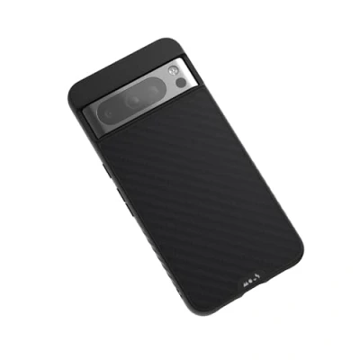 Abbildung von Mous Hülle für Google Pixel 8 Pro MagSafe Kompatibel Case Limitless 5.0 Carbonfaser Handyhülle Schutzhuelle