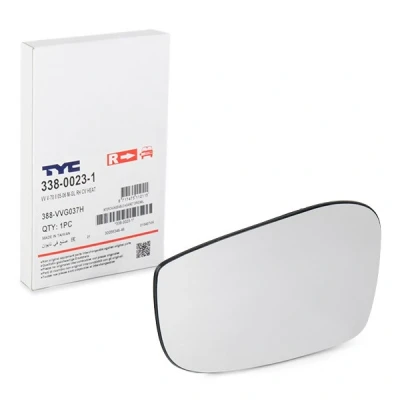Abbildung von TYC 338 0023 1 Außenspiegelglas rechts VOLVO: S60 I, V70 2, S80 I