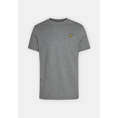 Abbildung von Lyle &amp; Scott Plain Tshirt basic, Herren, Größe: Small, Mid grey marl