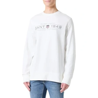 Abbildung von GANT Graphic C NECK Sweatshirt, Herren, Größe: XL, Eggshell