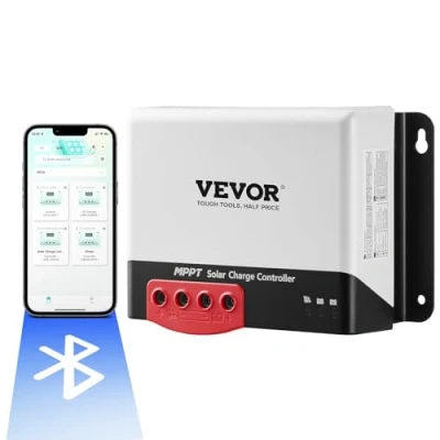 Abbildung von VEVOR 50A 12V 660W / 24V 1320W MPPT Solarladeregler Solarregler Solarmodul Laderegler mit TTL Kommunikationsschnittstelle Kompatibel Deep Cycle Batterien wie AGM , Gel Flut und Lithiumbatterien