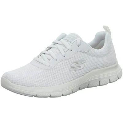 Abbildung von Skechers Sport FLEX Appeal 4.0 Sneaker low, Damen, Größe: 38.5, Weiß wht Schuhe