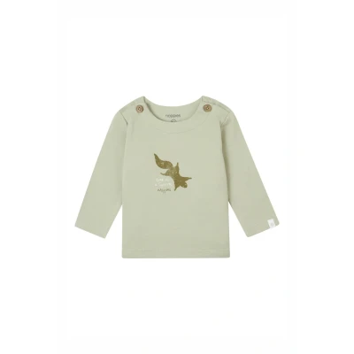 Abbildung von Noppies Gambo Langarmshirt für Kinder, Größe: 50, Moss gray