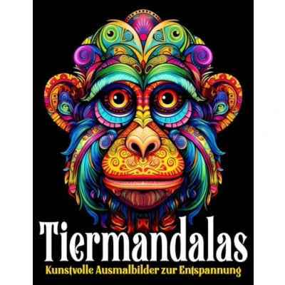 Abbildung von Ausmalbuch für Erwachsene Tiermandalas. Kunstvolle Ausmalbilder zur Entspannung: „Entdecke die beruhigende Kraft der Kreativität: Tiermandalas entspannende Auszeiten“