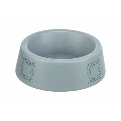 Abbildung von Trixie Hundenapf, Keramik, 1 l/ø 20 cm, grau/blau