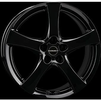 Abbildung von BORBET 4 loch 15Zoll 100mm Alufelge F Schwarz glänzend 8135632 Felge