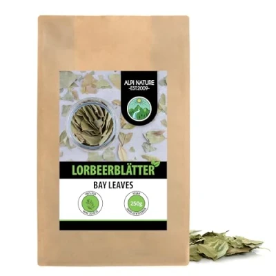 Abbildung von Lorbeerblätter (250g), handverlesen und schonend getrocknet, Lorbeer Blätter 100% rein naturbelassen