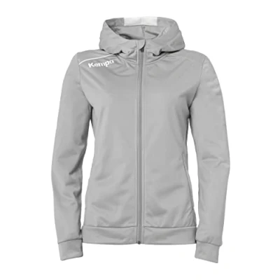 Abbildung von Kempa Player Sweatjacke, Damen, Größe: XL, Dark grau melange weiß