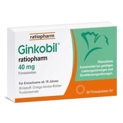 Abbildung von Ginkobil ratiopharm 40 mg 30 St