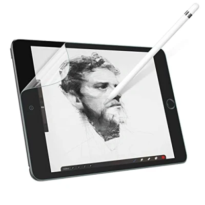 Abbildung von MoKo Schutzfolie für iPad Mini 5. Generation 7,9 Zoll 2019 / 4. 2015, Matt Displayschutzfolie Blasenfrei Folie, Bereift