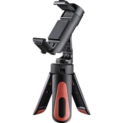 Abbildung von Hama Pocket II Rotation Smartphone Halter 1/4 Zoll Arbeitshöhe=15 cm S Dreibeinstativ