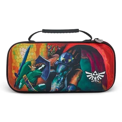 Abbildung von Schutzetui von PowerA für Nintendo Switch OLED Modell oder Lite Link vs Ganondorf, Schutzetui, Gaming Etui, Konsolentasche, Zubehör, Aufbewahrung, offiziell lizenziert