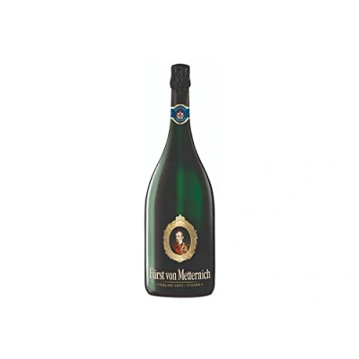 Abbildung von Fürst von Metternich Riesling Sekt Trocken (1 x 1,5 l) deutscher Premiumsekt in beeindruckender Magnumflasche, aus hochwertigen Rieslinggrundweinen Weinbaugebiete, ideal als Geschenk