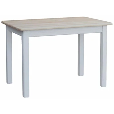 Abbildung von k koma Esstisch Tisch Küchentisch MASSIV Kiefer Holz weiß Honig NEU Hersteller Lackiert (50 x 70)