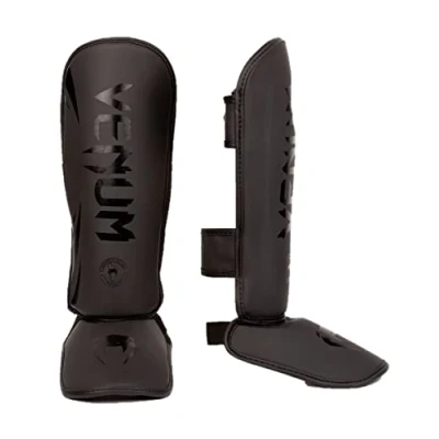 Abbildung von Venum Challenger Kids Schienbeinschutz, Unisex, Schwarz/Schwarz, M