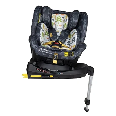 Abbildung von COSATTO Autositz All in Rotate i Size 360 Spin drehbar, Gruppe 0+123, 0 36 kg, 12Jahre, ISOFIX, ERF, Anti Flucht (Nature Trail Shadow)