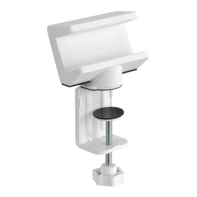 Abbildung von Maclean Brackets MC 470 Steckdosenleisten Tischhalter, weiß, 4070 mm Monitor Halterung