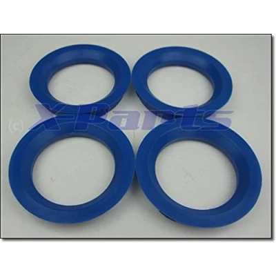 Abbildung von 4er Set Felgen Zentrierringe BLAU 74,1 auf 57,1 mm Alufelge