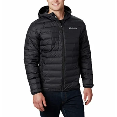 Abbildung von Columbia LAKE 22 Hooded Jacket Daunenjacke, Herren, Größe: Large, Black