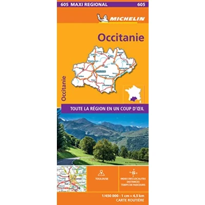Abbildung von OCCITANIE, France Michelin Maxi Regional Map 605: (France Regional)