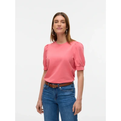 Abbildung von Vero Moda T Shirt &quot;VMKERRY 2/4 O NECK TOP VMA JRS NOOS&quot;, mit Rundhalsausschnitt
