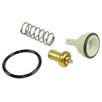 Abbildung von METZGER 4006162 Kühlwasserthermostat 105 mit Dichtung links VOLKSWAGEN: Scirocco III, GOLF 5 Schrägheck, 6, AUDI: A3 Sportback