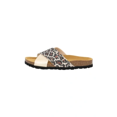 Abbildung von Palado BY SILA Sahin Rianel WILD Pantolette flach, Damen, Größe: 37, Gold leo Schuhe