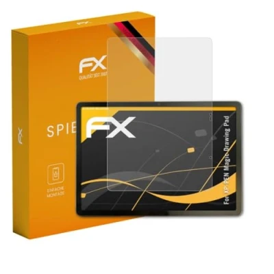 Abbildung von atFoliX Panzerfolie kompatibel mit XP PEN Magic Drawing Pad Schutzfolie, entspiegelnde und stoßdämpfende FX Folie (2X)
