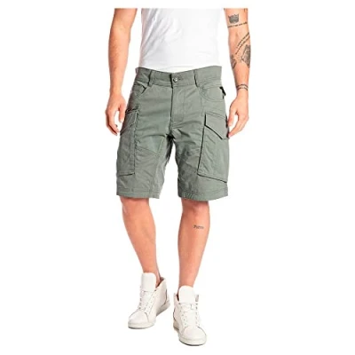 Abbildung von Replay Herren M9907 Joe Comfort Cotton Twill Shorts, Aviator Green 703, 36W EU