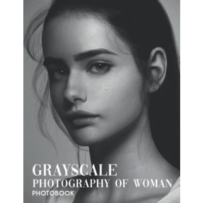 Abbildung von Grayscale Photography Of Woman Photobook: Pictures For You To Relax And Unwind