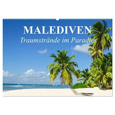 Abbildung von Malediven Traumstrände im Paradies (Wandkalender 2025 DIN A2 quer), CALVENDO Monatskalender