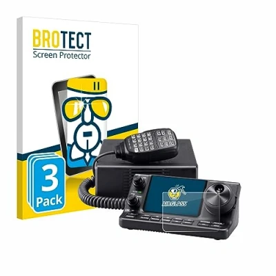 Abbildung von BROTECT Schutzglas für Icom IC 7100 (3 Stück) Schutzfolie Panzer Folie Glas [Extrem Kratzfest 9H, Anti Fingerprint, Ultra Transparent]