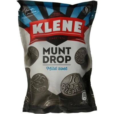 Abbildung von Klene Muntdrop 210g I Lakritz aus den Niederlanden holländisches mild süße Lakritztaler